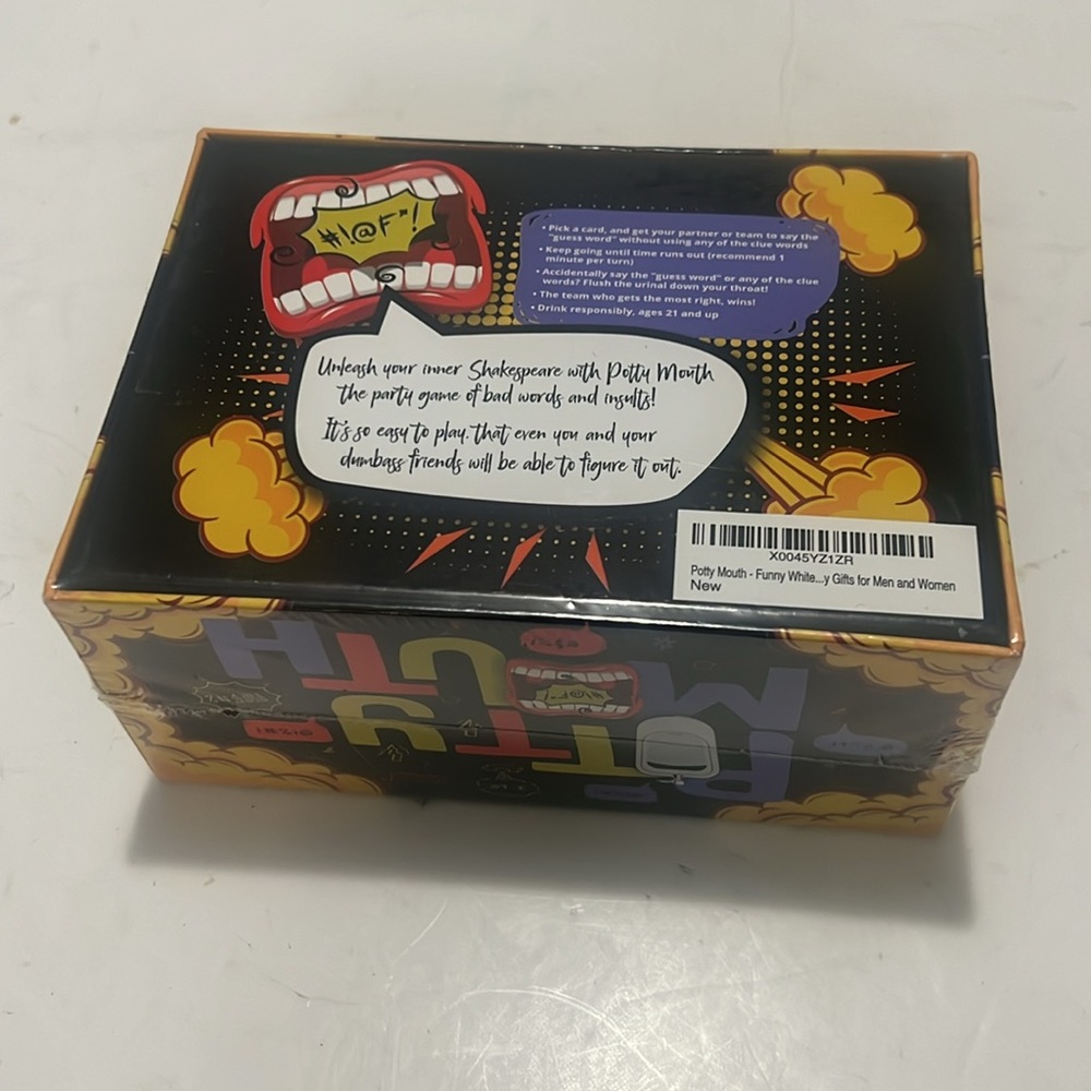 Potty Mouth adult Game drinking fun game including cards - Picture 2 of 6